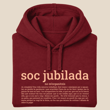 SOC JUBILADA - dessuadora unisex caputxa