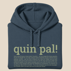 QUIN PAL - dessuadora unisex caputxa
