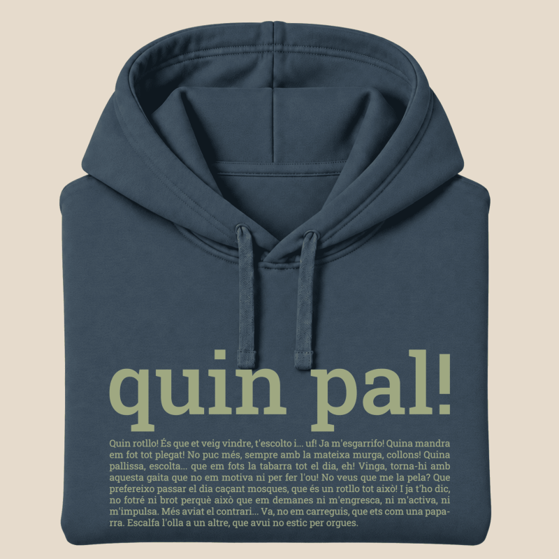 QUIN PAL - dessuadora unisex caputxa