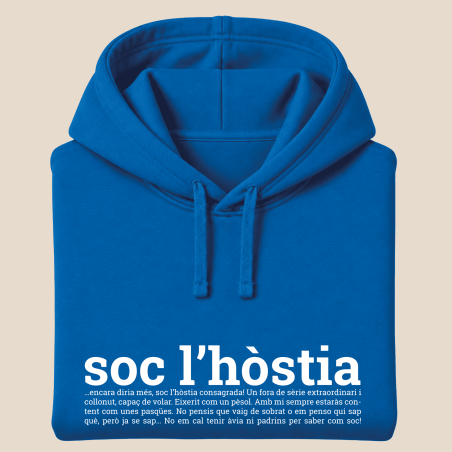 SOC L'HÒSTIA - dessuadora unisex caputxa