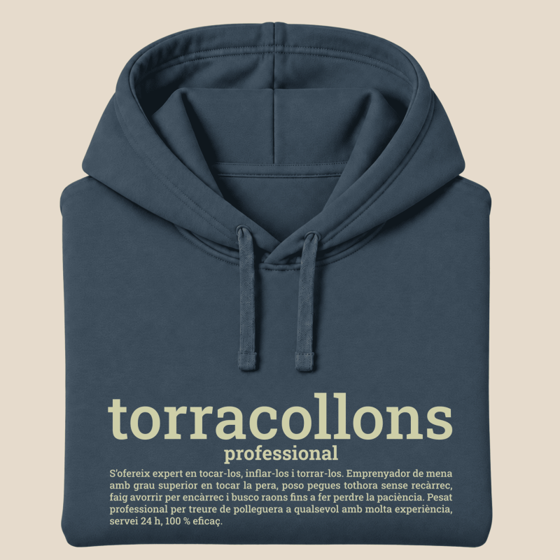 TORRACOLLONS PROF - dessuadora unisex caputxa