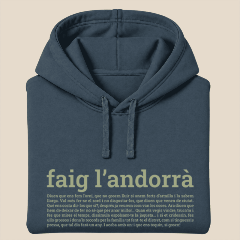 FAIG L'ANDORRÀ - dessuadora unisex caputxa