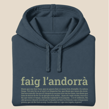 FAIG L'ANDORRÀ - dessuadora unisex caputxa