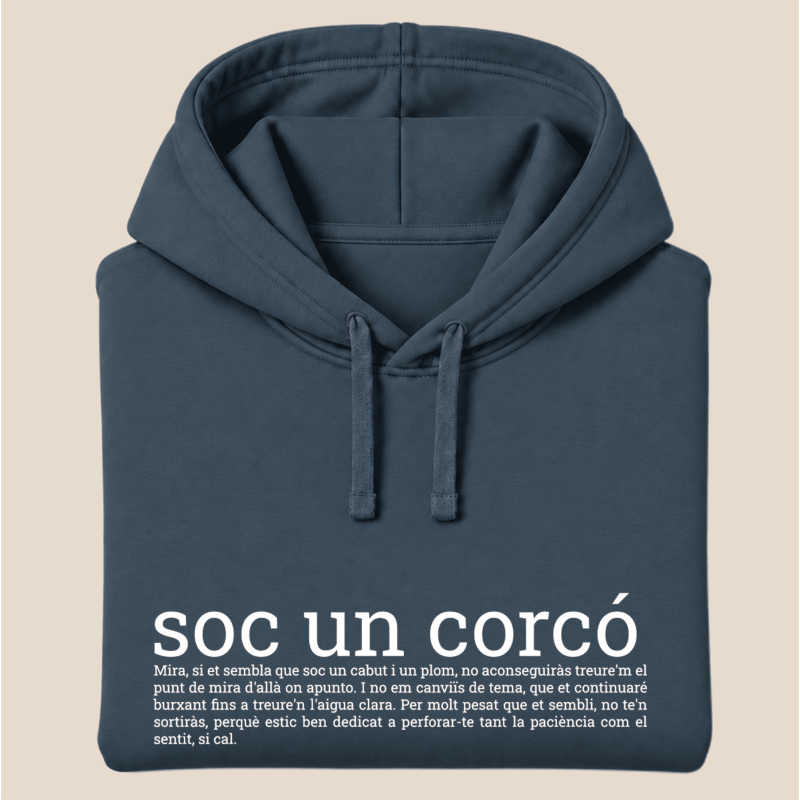 SOC UN CORCÓ - dessuadora unisex caputxa