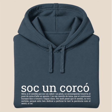 SOC UN CORCÓ - dessuadora unisex caputxa