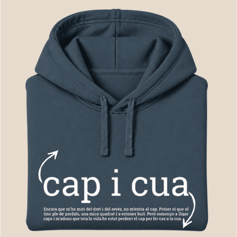 CAP I CUA - dessuadora unisex caputxa