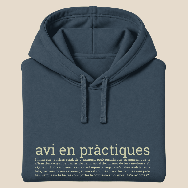 AVI DE PRACTIQUES - dessuadora unisex caputxa