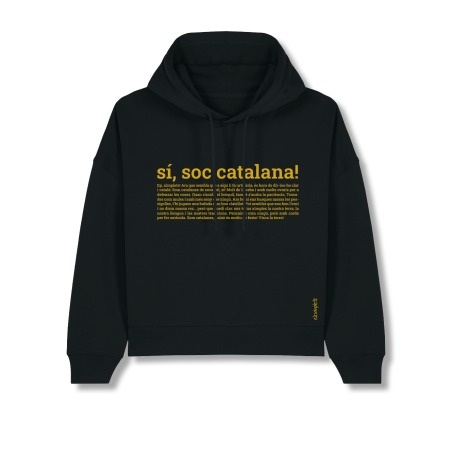 SOC CATALANA - dessuadora dona caputxa