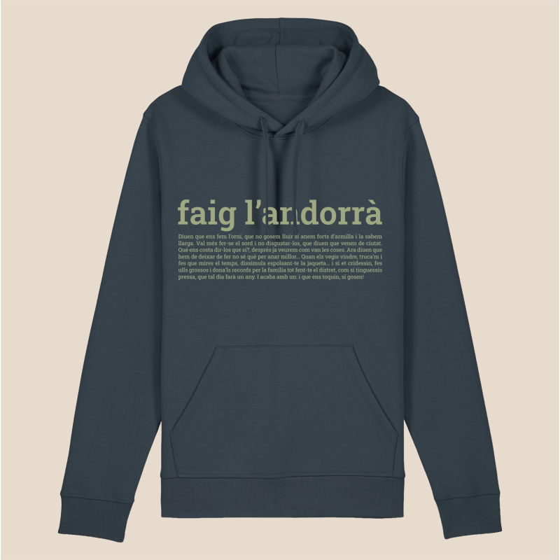 FAIG L'ANDORRÀ - dessuadora unisex caputxa