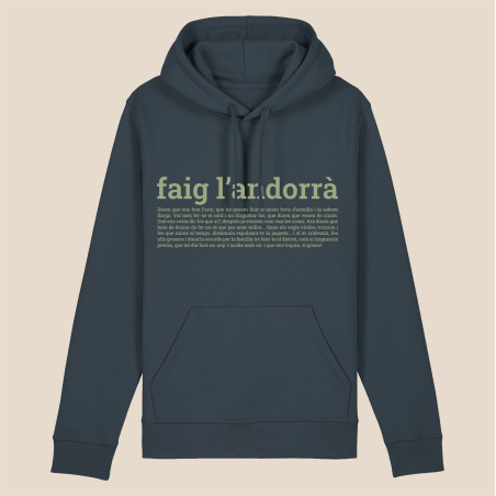 FAIG L'ANDORRÀ - dessuadora unisex caputxa