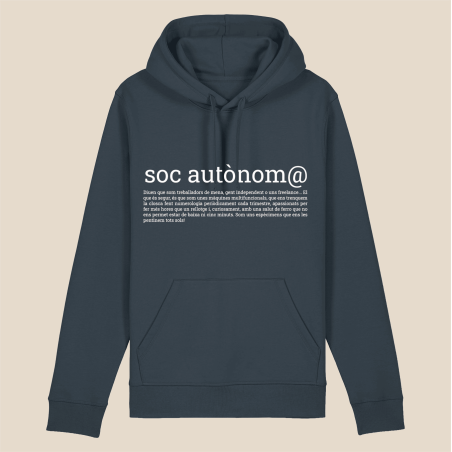 SOC AUTÒNOM - dessuadora unisex caputxa