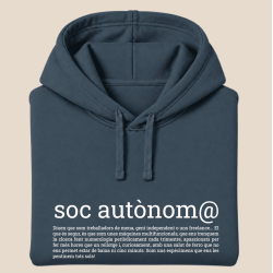SOC AUTÒNOM - dessuadora unisex caputxa