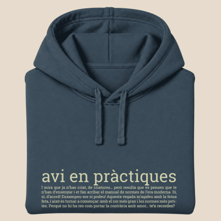 AVI DE PRACTIQUES - dessuadora unisex caputxa