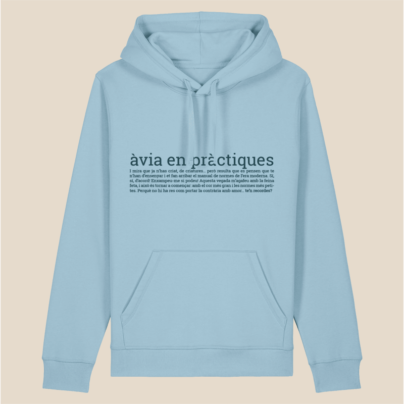 AVIA DE PRACTIQUES - dessuadora unisex caputxa