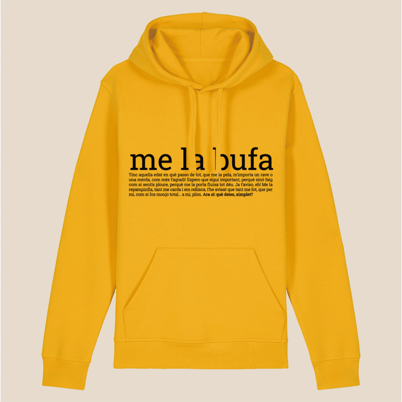 ME LA BUFA - dessuadora unisex caputxa