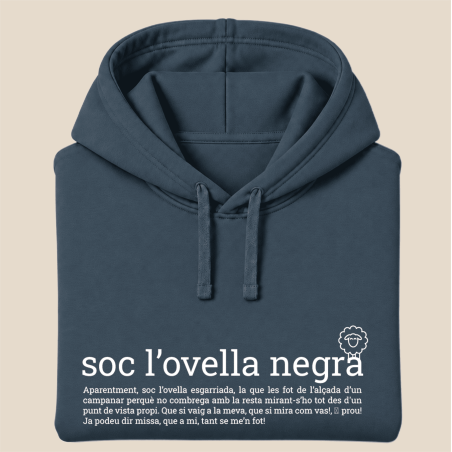SOC L'OVELLA NEGRA - dessuadora unisex caputxa