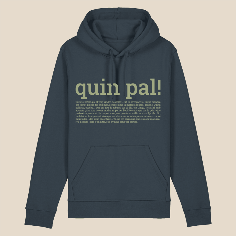 QUIN PAL - dessuadora unisex caputxa