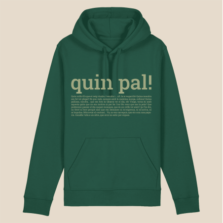 QUIN PAL - dessuadora unisex caputxa