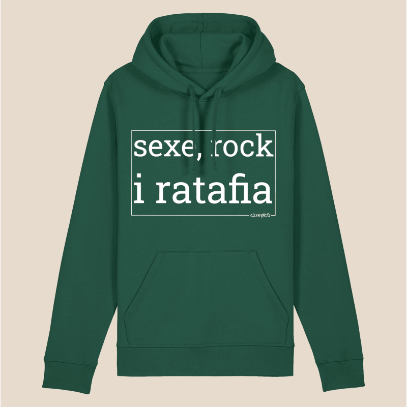 SEXE, ROCK I RATAFIA - dessuadora unisex caputxa