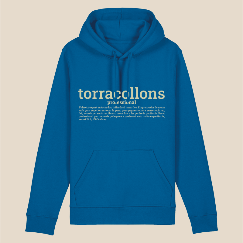 TORRACOLLONS PROF - dessuadora unisex caputxa