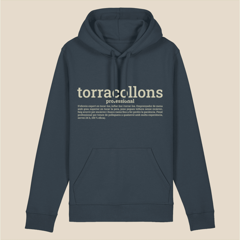 TORRACOLLONS PROF - dessuadora unisex caputxa