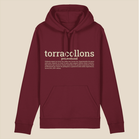 TORRACOLLONS PROF - dessuadora unisex caputxa