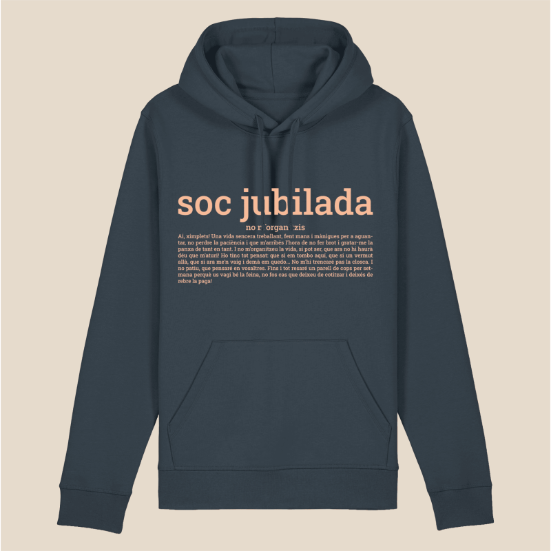 SOC JUBILADA - dessuadora unisex caputxa