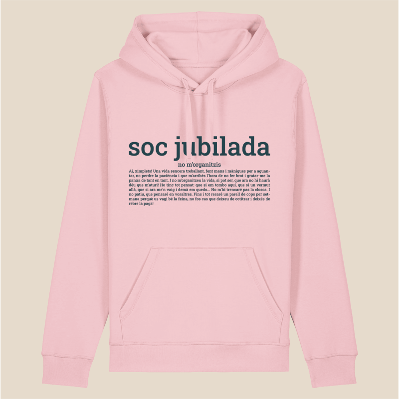 SOC JUBILADA - dessuadora unisex caputxa