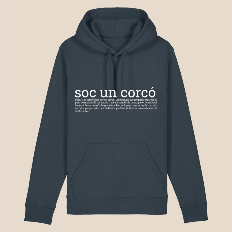 SOC UN CORCÓ - dessuadora unisex caputxa
