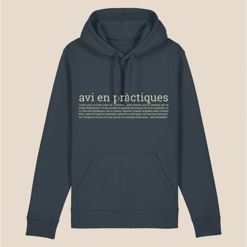 AVI DE PRACTIQUES - dessuadora unisex caputxa