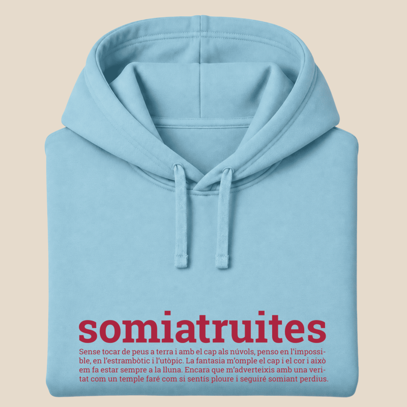 SOMIATRUITES - dessuadora unisex caputxa