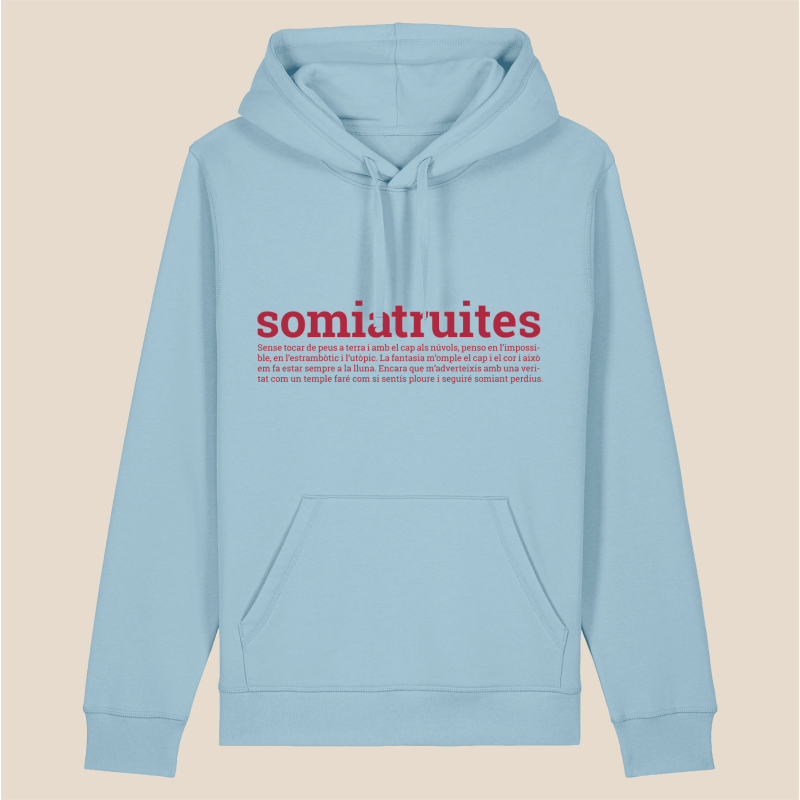 SOMIATRUITES - dessuadora unisex caputxa