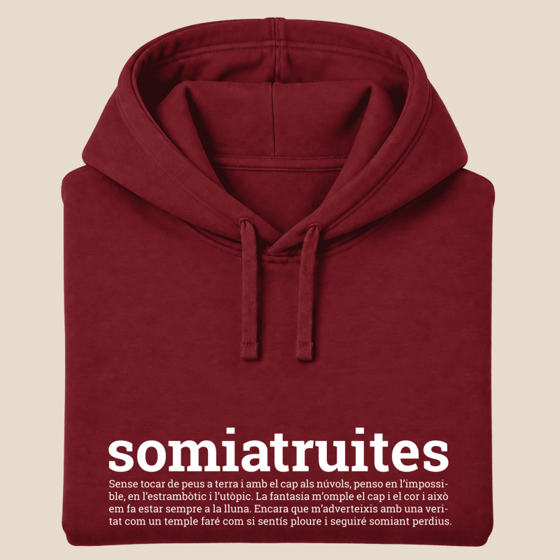 SOMIATRUITES - dessuadora unisex caputxa