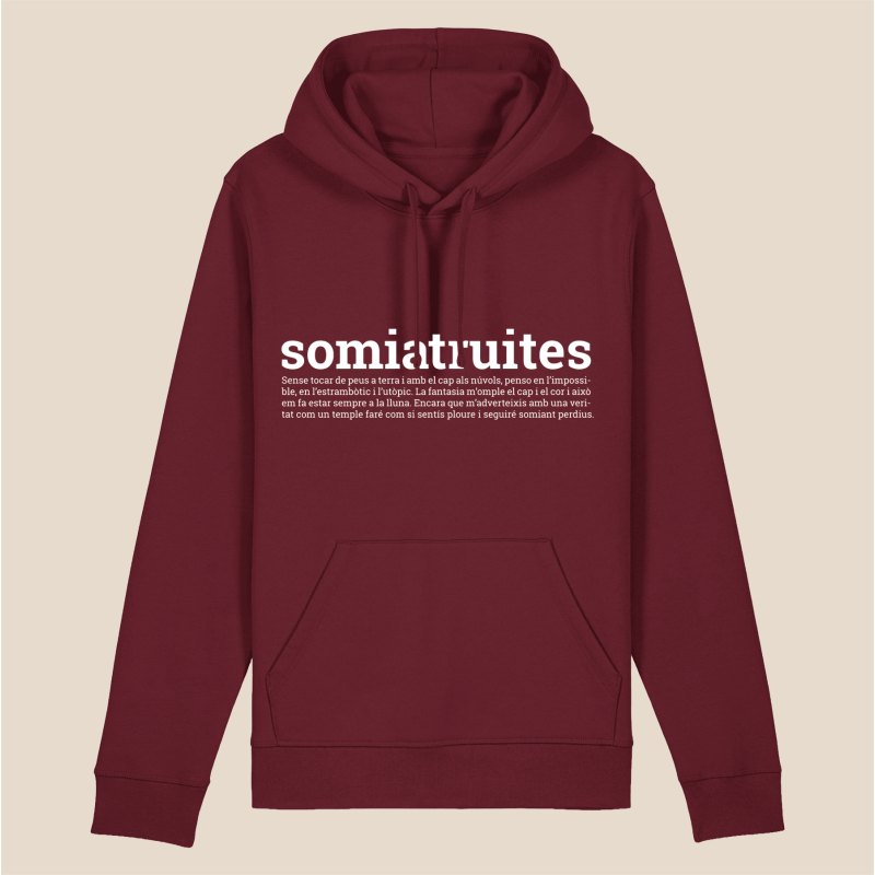 SOMIATRUITES - dessuadora unisex caputxa