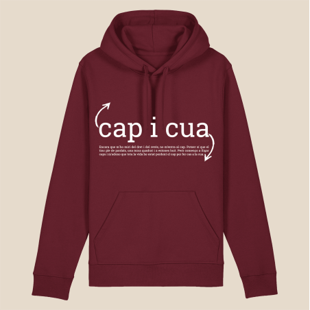 CAP I CUA - dessuadora unisex caputxa