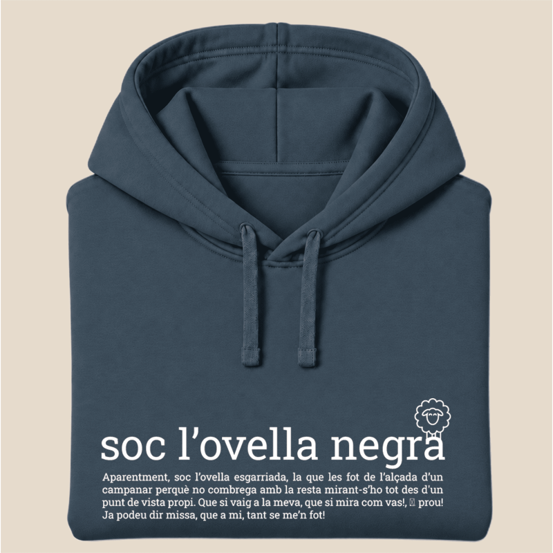 SOC L'OVELLA NEGRA - dessuadora unisex caputxa