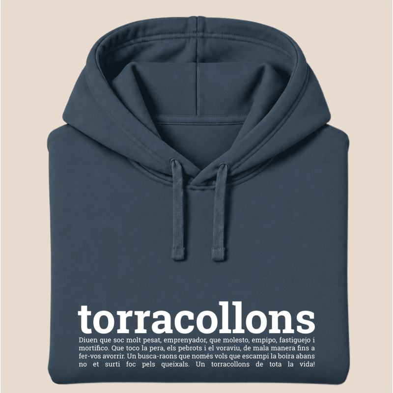 TORRACOLLONS - dessuadora unisex caputxa