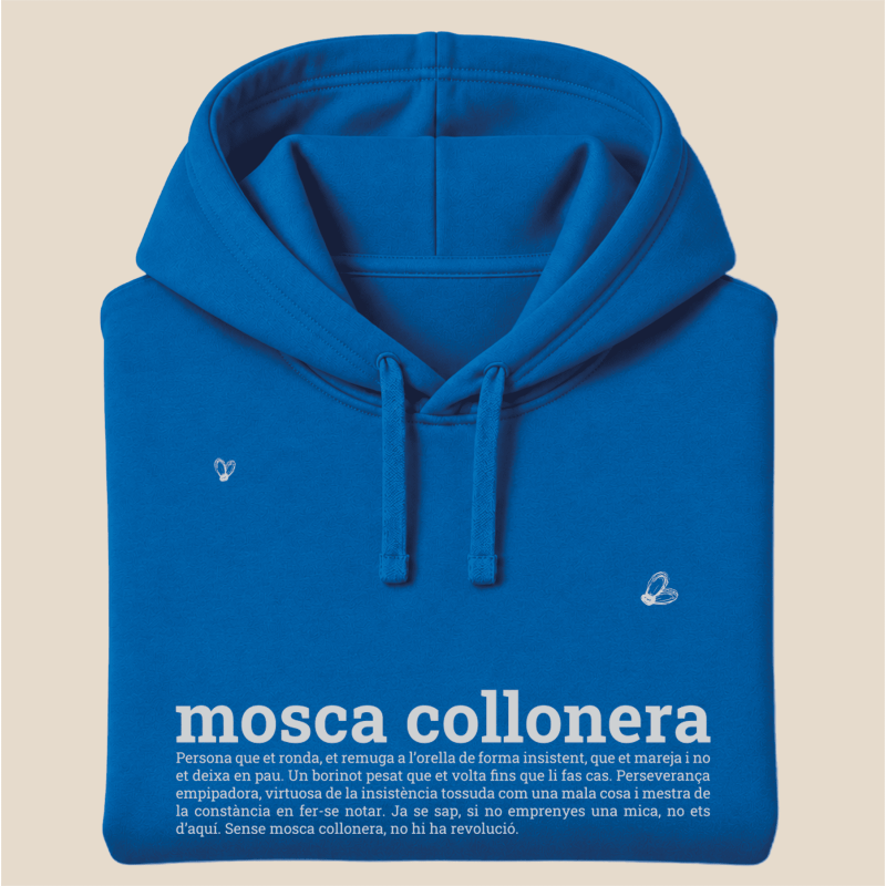 MOSCA COLLONERA - dessuadora unisex caputxa