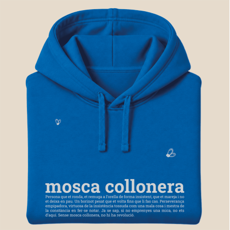 MOSCA COLLONERA - dessuadora unisex caputxa