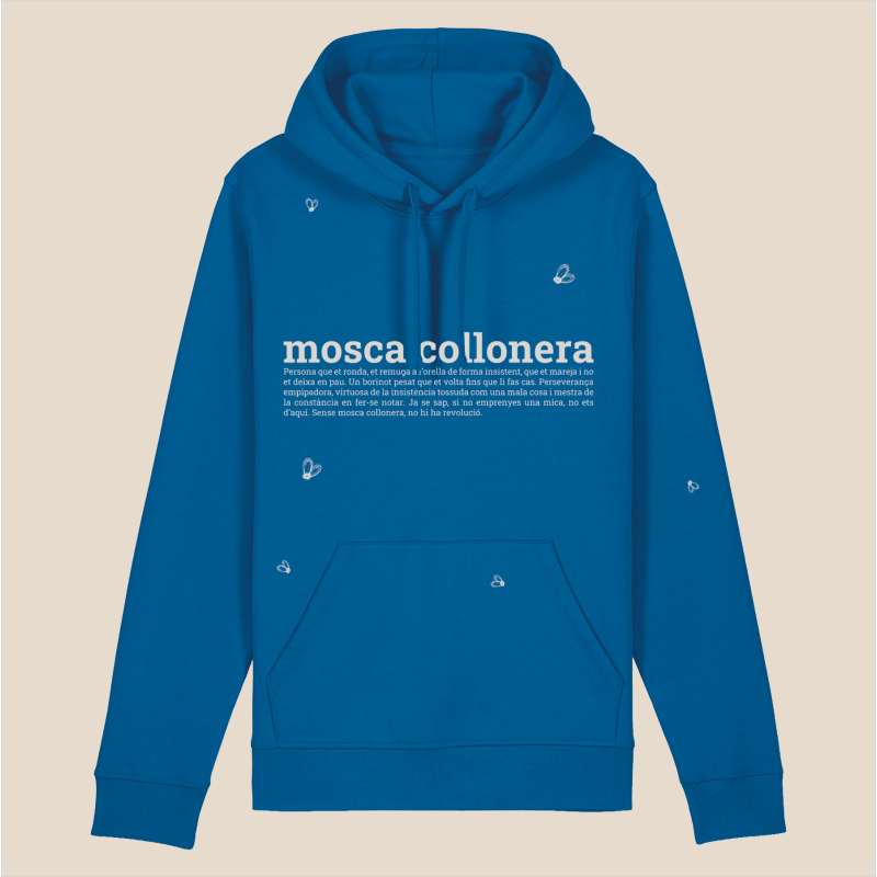 MOSCA COLLONERA - dessuadora unisex caputxa