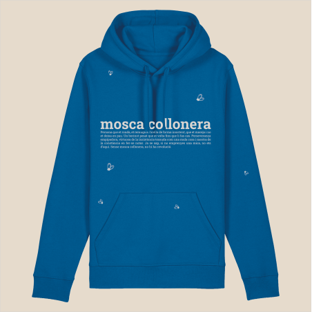 MOSCA COLLONERA - dessuadora unisex caputxa