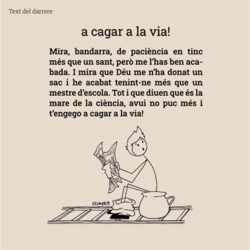 VES A CAGAR A LA VIA - Samarreta unisex