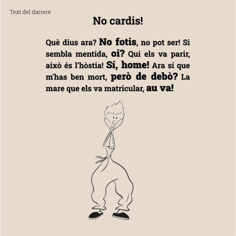 NO CARDIS - Samarreta dona coll rodó