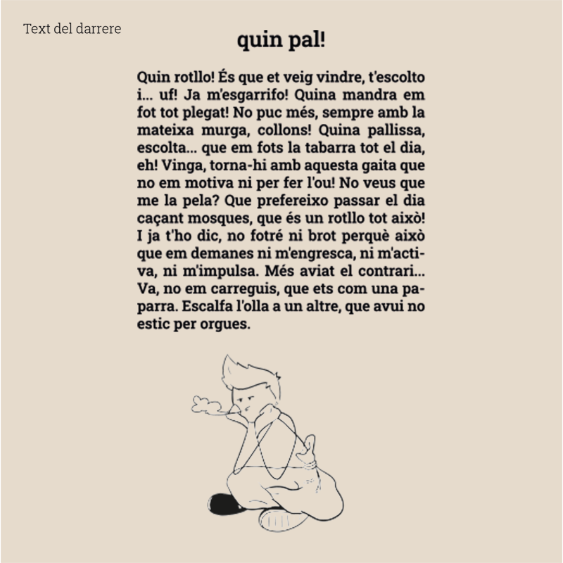 QUIN PAL - samarreta dona coll ample