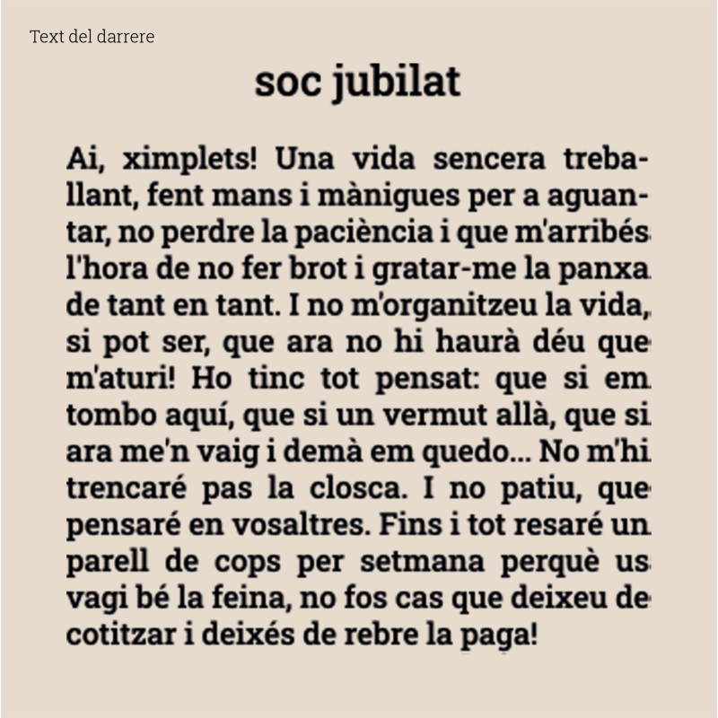 SOC JUBILAT - Samarreta unisex