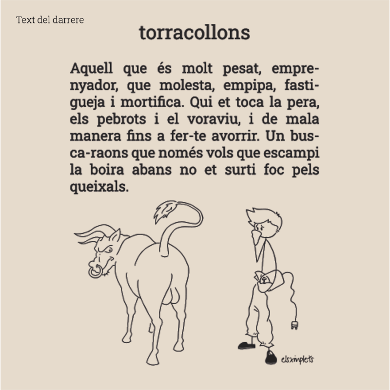 TORRACOLLONS - Samarreta unisex
