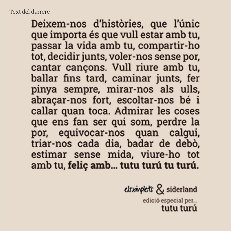 TU TU TURÚ - Samarreta unisex