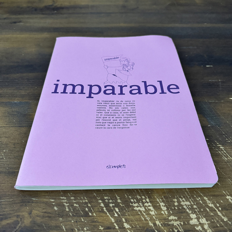 Imparable - Llibreta paper reciclat  | Els Ximplets