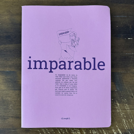 Imparable - Llibreta paper reciclat  | Els Ximplets