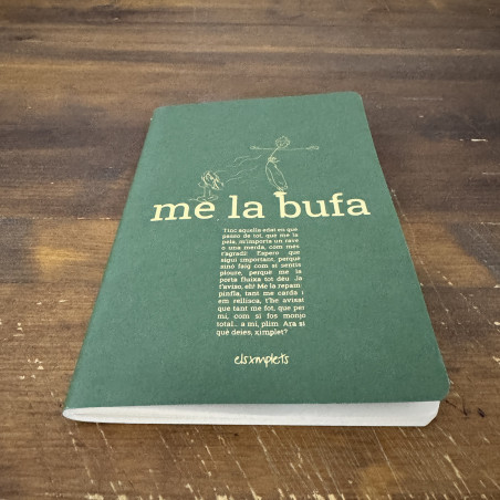 me la bufa - Llibreta paper reciclat  | Els Ximplets